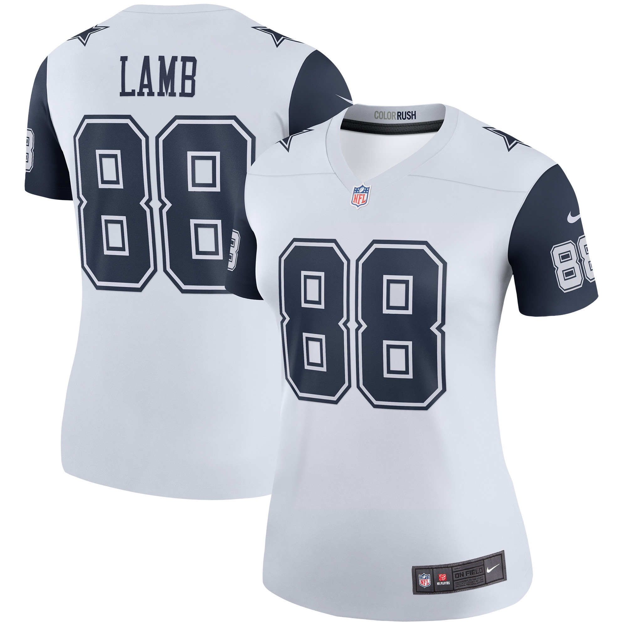 Ceedee Lamb Dallas Cowboys Womens 2nd Alternate Legend Jersey – White NFL