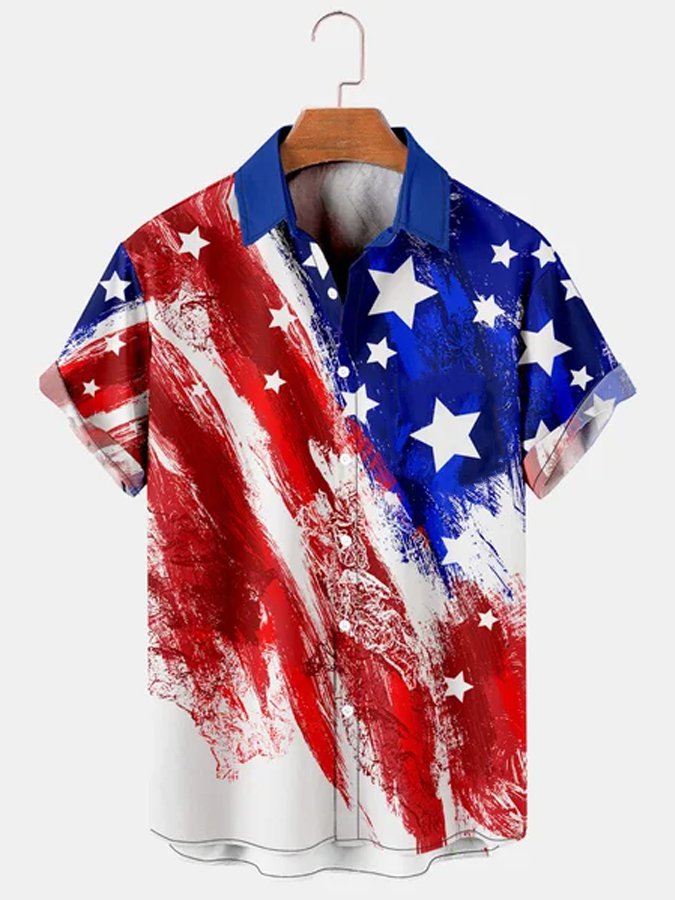 Of July American Flag Patriotic Hawaii Shirts Ha61480