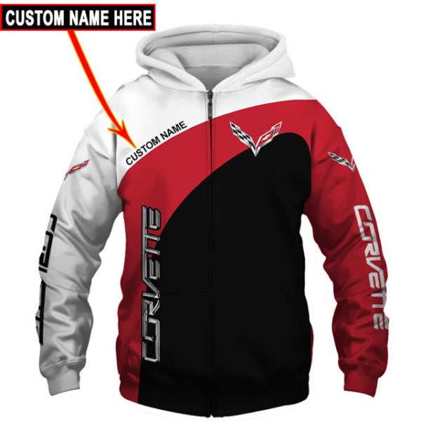 Custom Name Corvette, Corvette Hoodie, Hoodie Fashion, Hoodie Men/Women Sc17