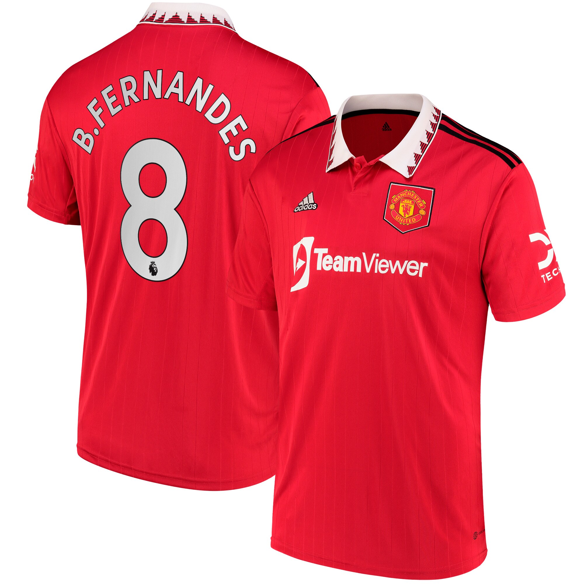 Bruno Fernandes Manchester United Red 2022/23 Home Team Replica Player Jersey