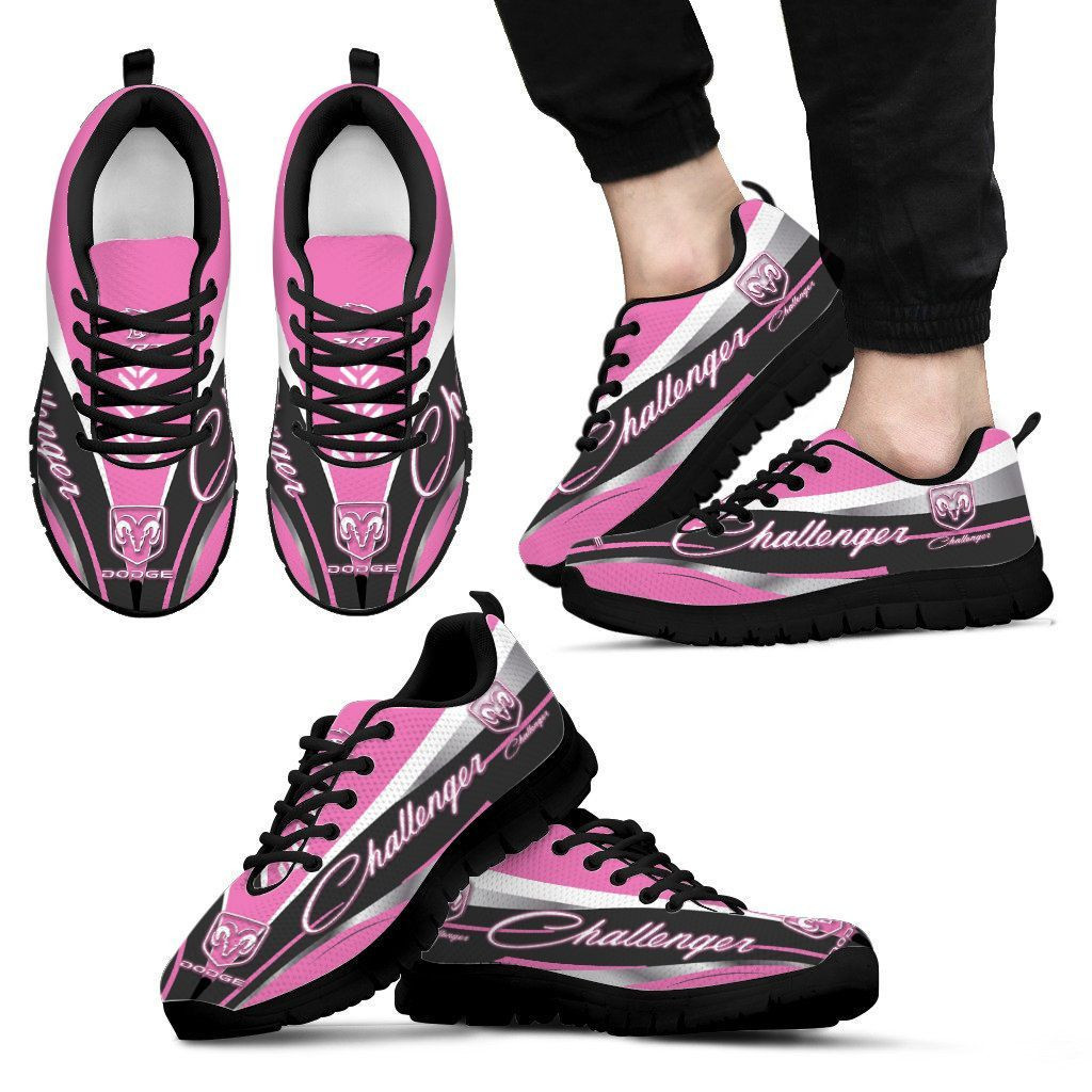 Dodge Challenger Sneakers For Men & Women Ver 1 (Pink)