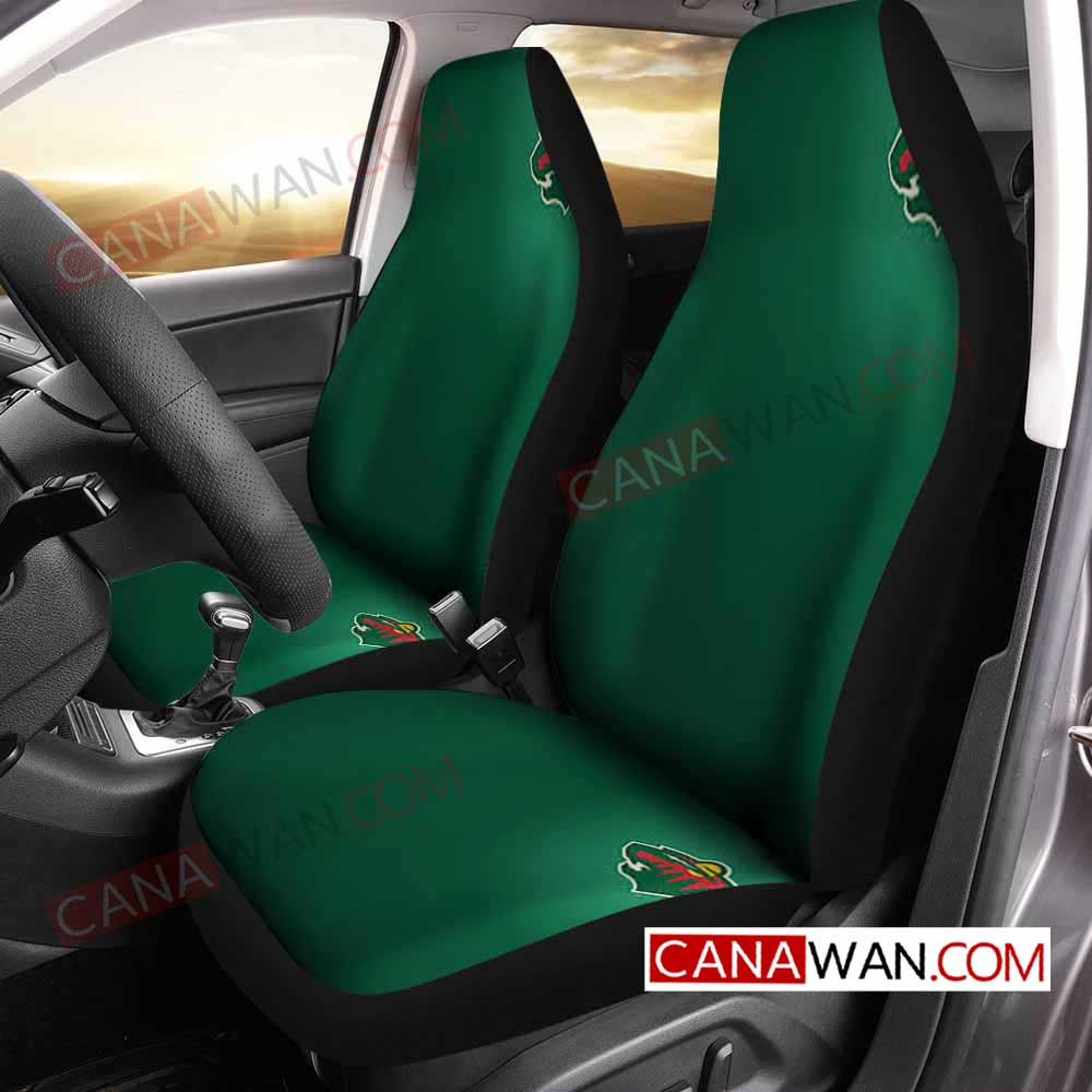 Minnesota Wild Style020 3D Customized Personalized Car Seat Cover