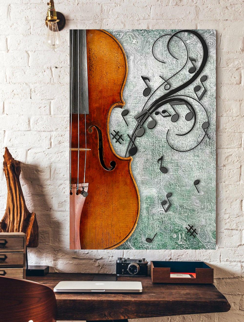 Vintage Violin Poster