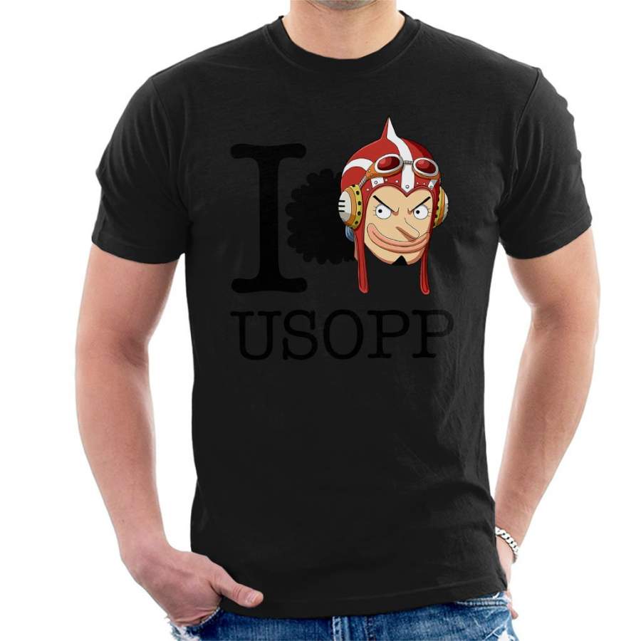 I Heart Usopp One Piece Men’s T-shirt