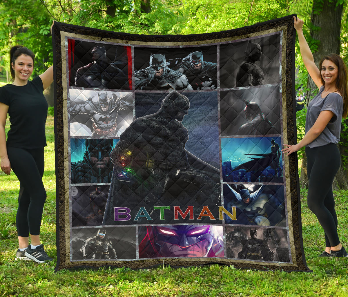 The Bat Man Premium Quilt Blanket Movie Home Decor Custom For Fans Nt031601