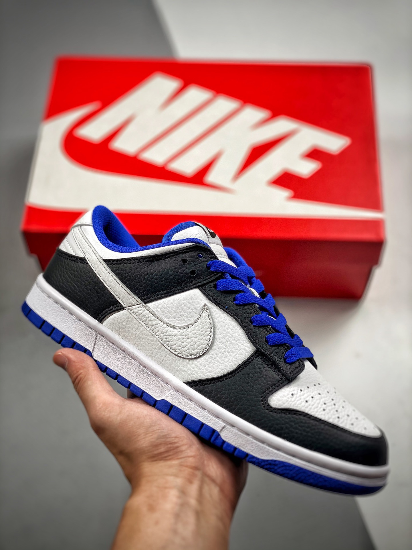 Nike Dunk Low WhiteBlackRoyal FD9064-110 5339383