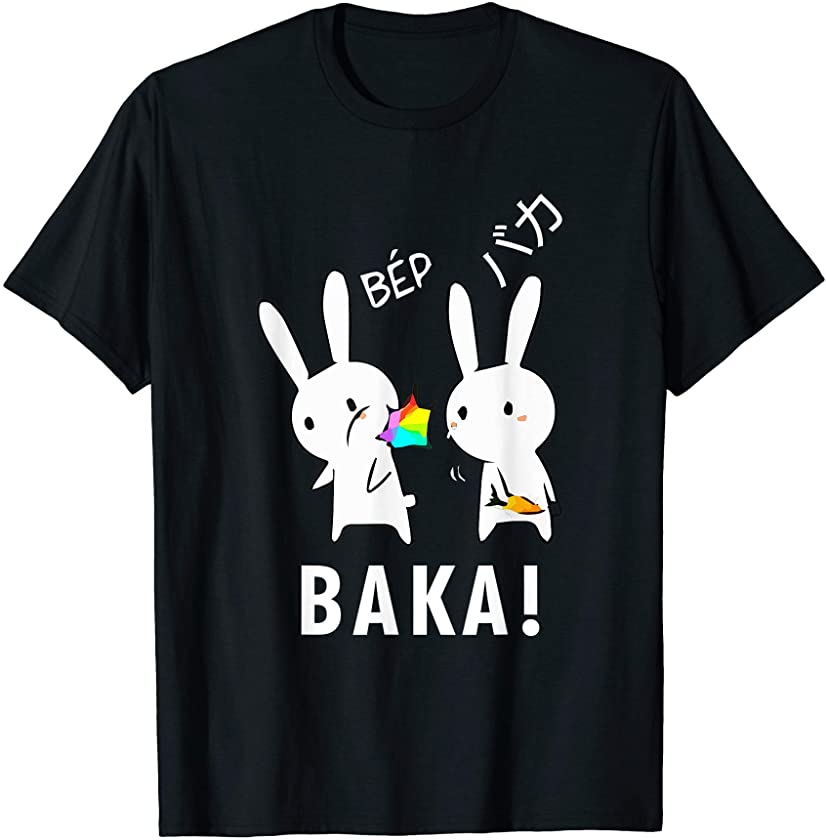 Baka Rabbit Funny Japanese word for Anime lovers T-Shirt