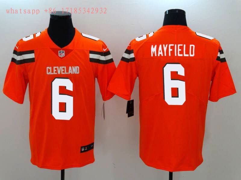 Cleveland Browns Baker Mayfield #6 NFL 2020 Orange Jersey Jersey