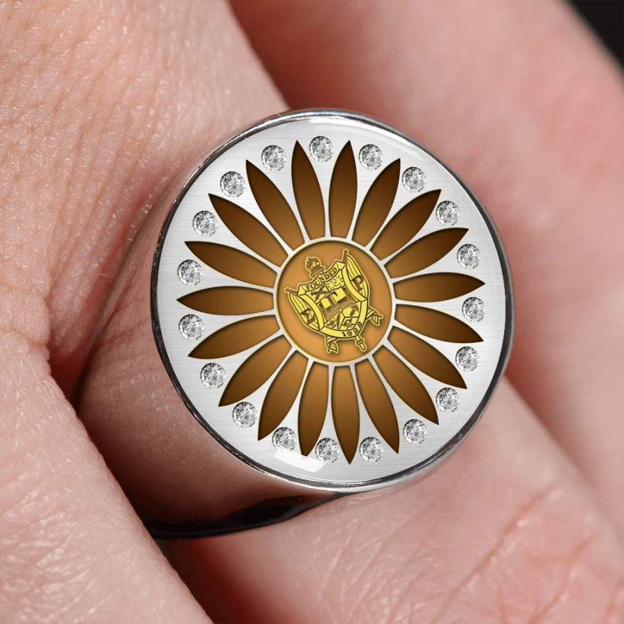 Sigma Gamma Rho Stainless Steel Ring