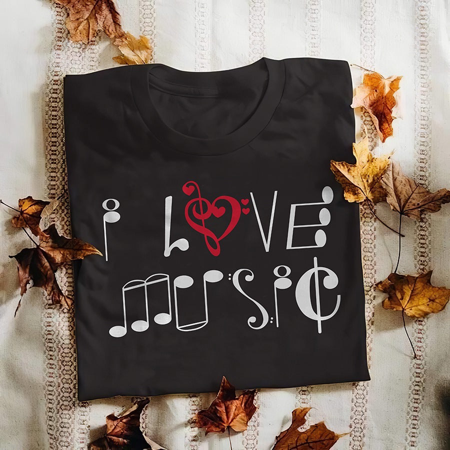 I Love Music Standard T-Shirt