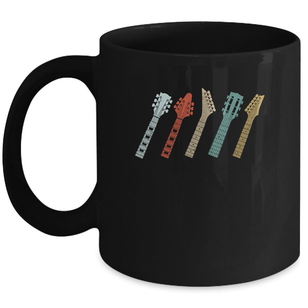 Vintage Guitar Gift For Men Women Music Band Guitarist Stuff Mug