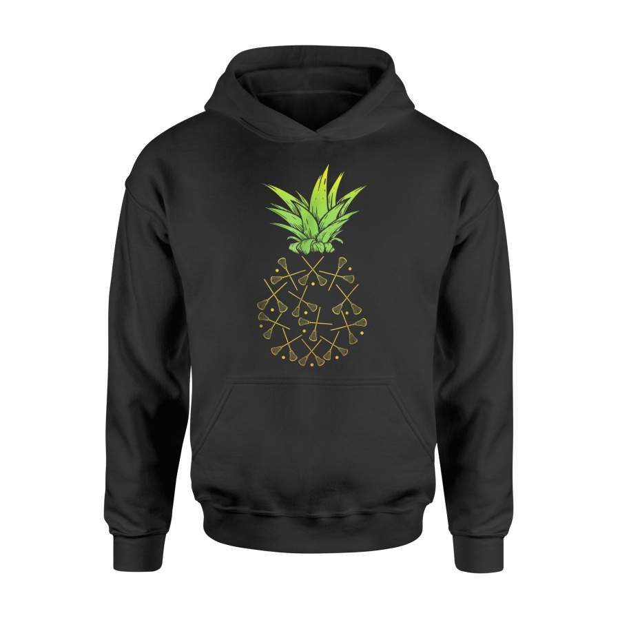 Lacrosse Pineapple Summer Sports Hawaii Party Hoodie