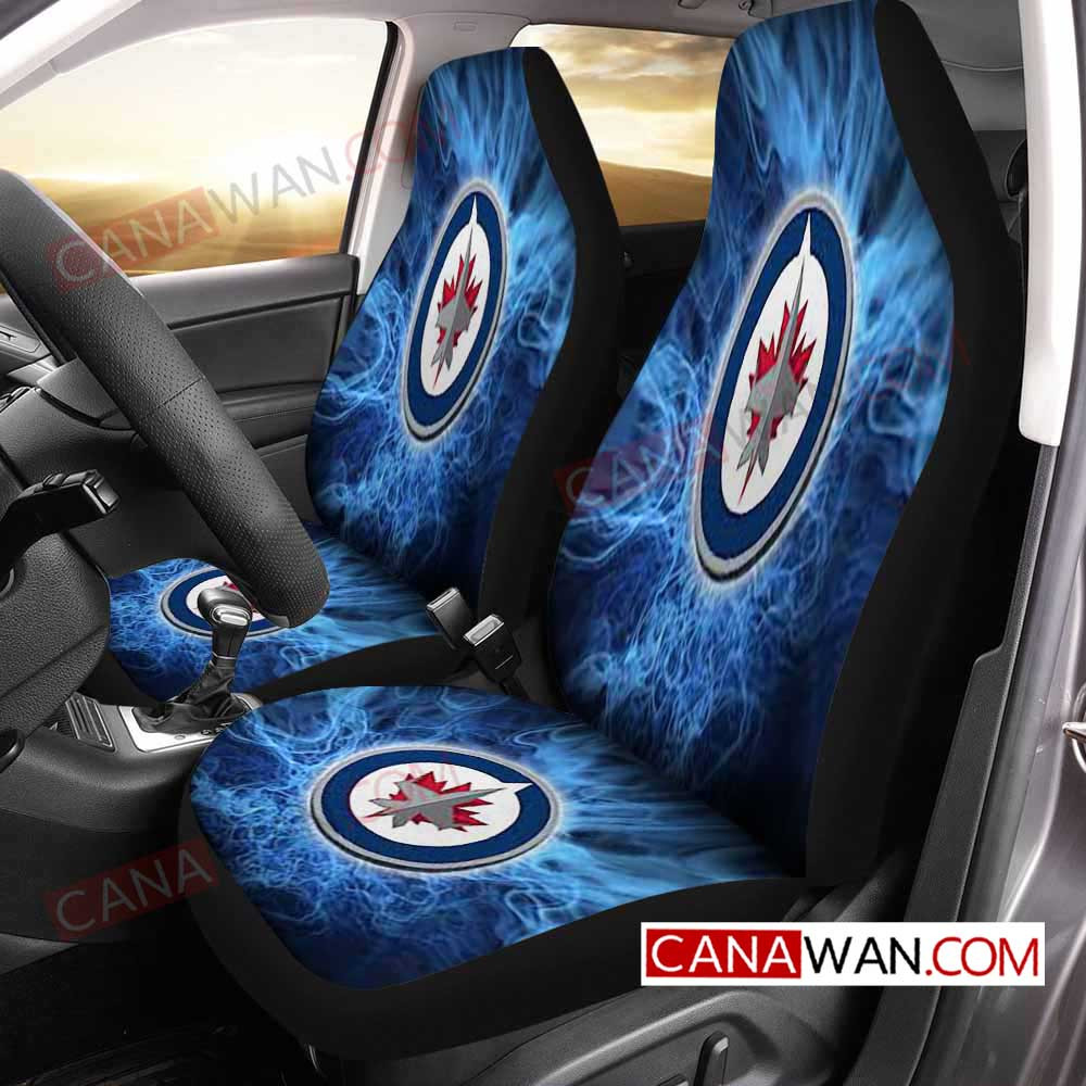 Winnipeg Jets Style114 3D Customized Personalized Car Seat Cover