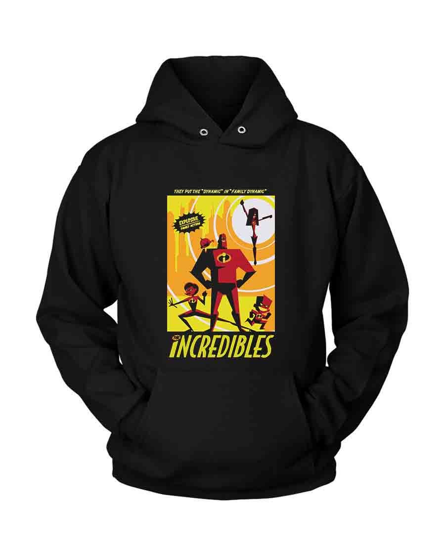 The Incredibles Family Action Unisex Hoodie