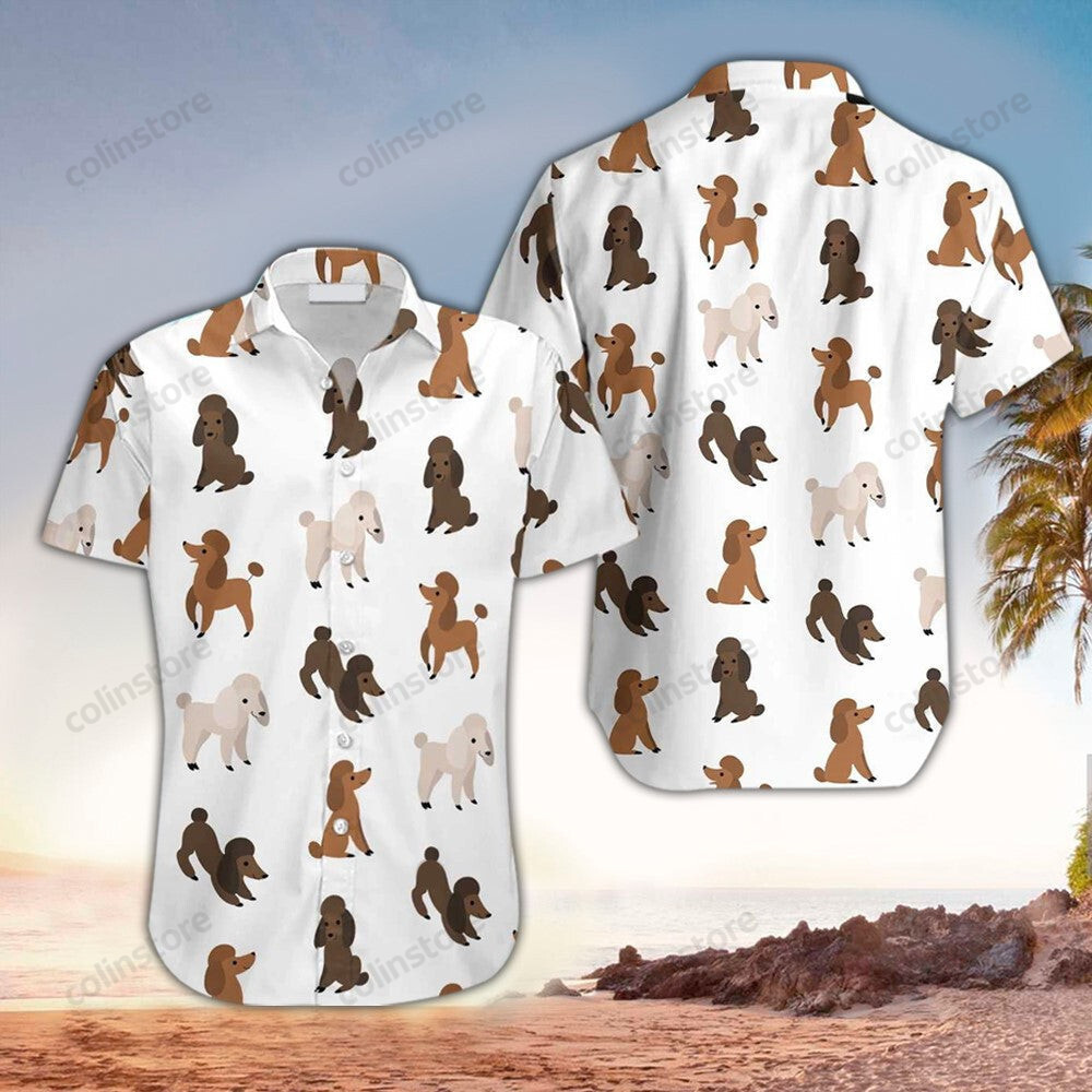 Poodle Hawaii Shirt For Aloha Ha82509