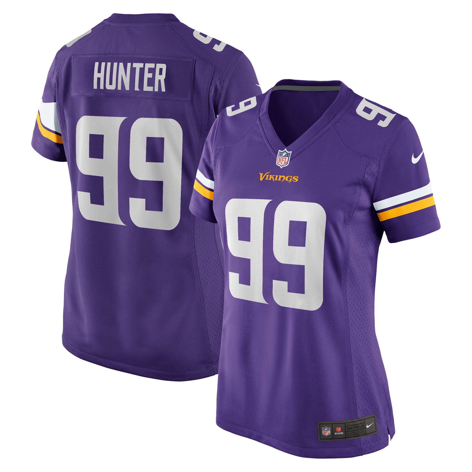 Women’s Danielle Hunter Purple Minnesota Vikings Game Jersey