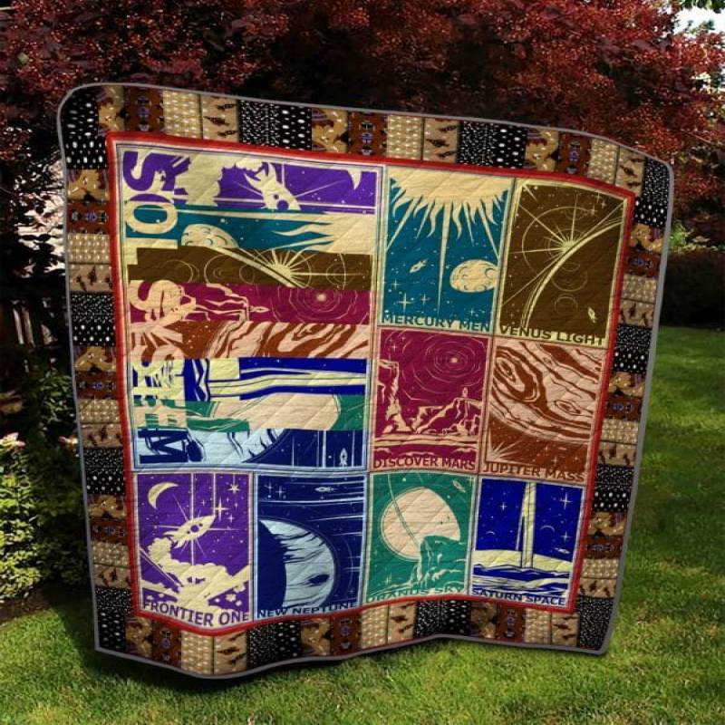 Solar System Bs0304 10 Quilt Blanket