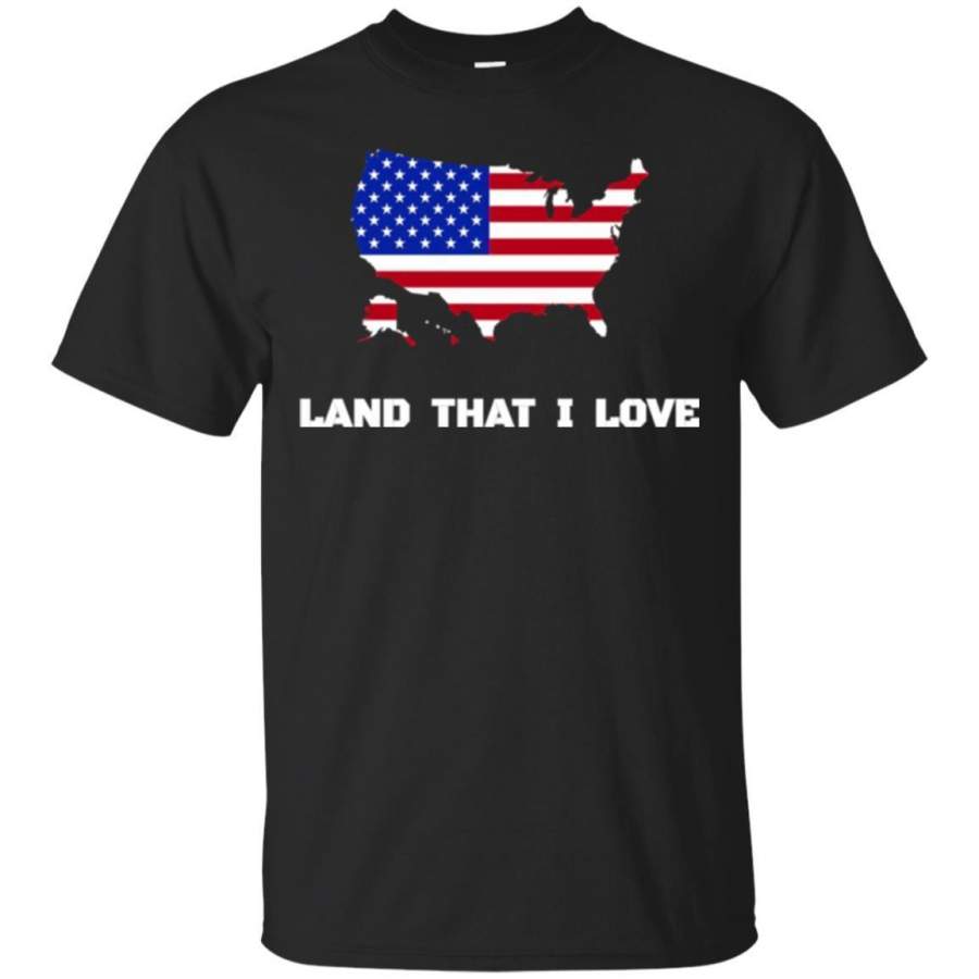 AGR Love USA America Patriotic 4th July Independence Day TShirt