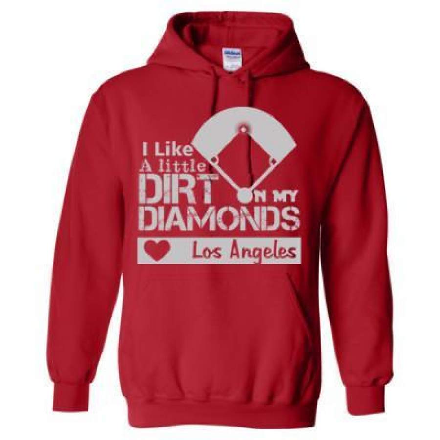 AGR Los Angeles Angels of Anaheim I Like A Little Dirt On My Diamonds – Heavy Blend™ Hooded Sweatshirt