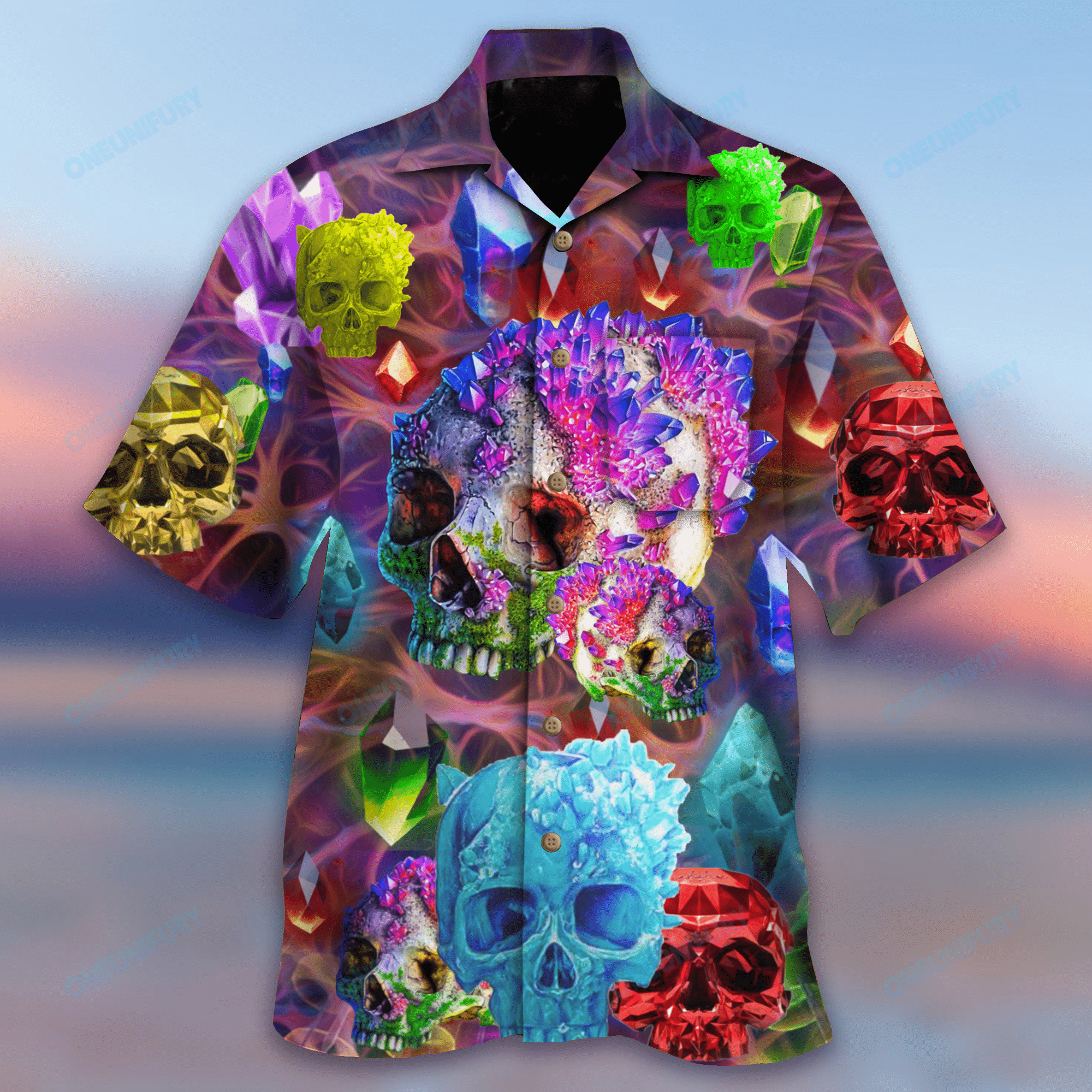 Skull Shirt The Magical Crystal Skulls Hawaii Re Ha84455