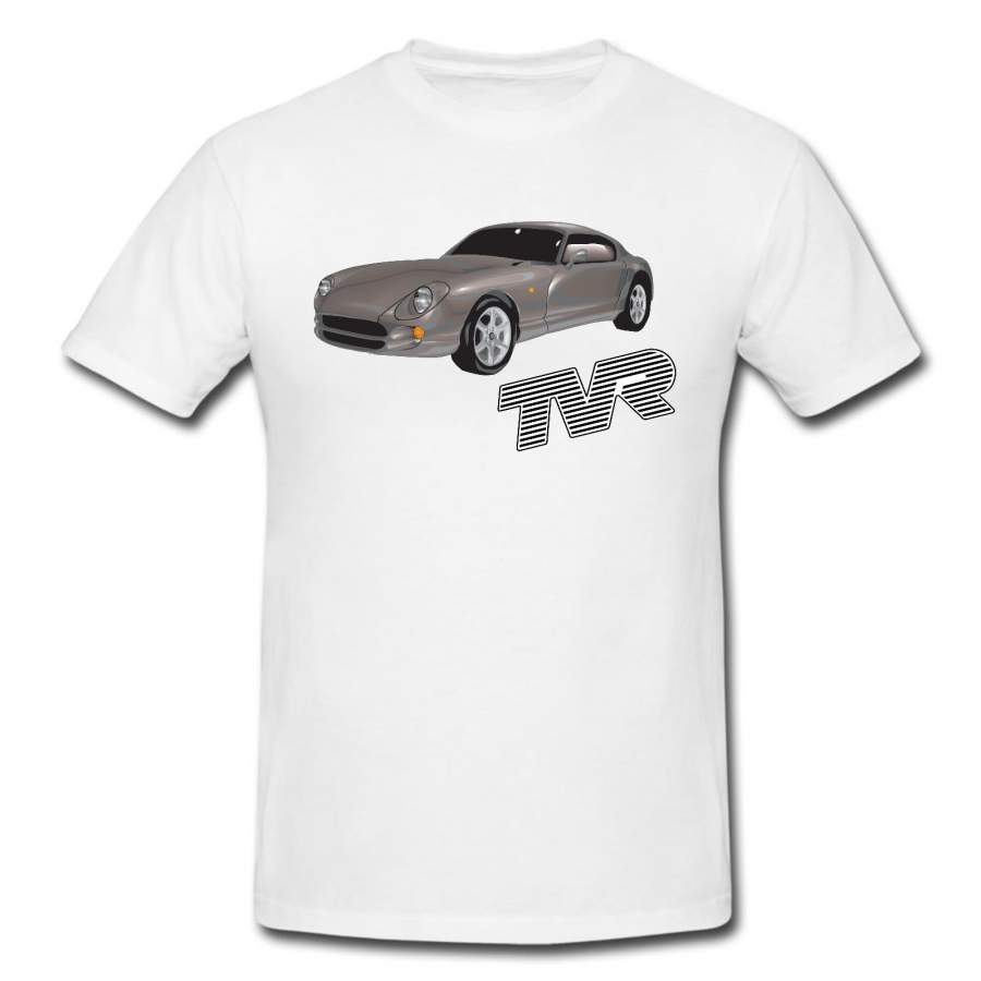 TVR Cerbera Car Vintage Classic Men T Shirt Men Shirts T Shirts Fashion Casual Tee Tops Short Sleeve Tees Clothing