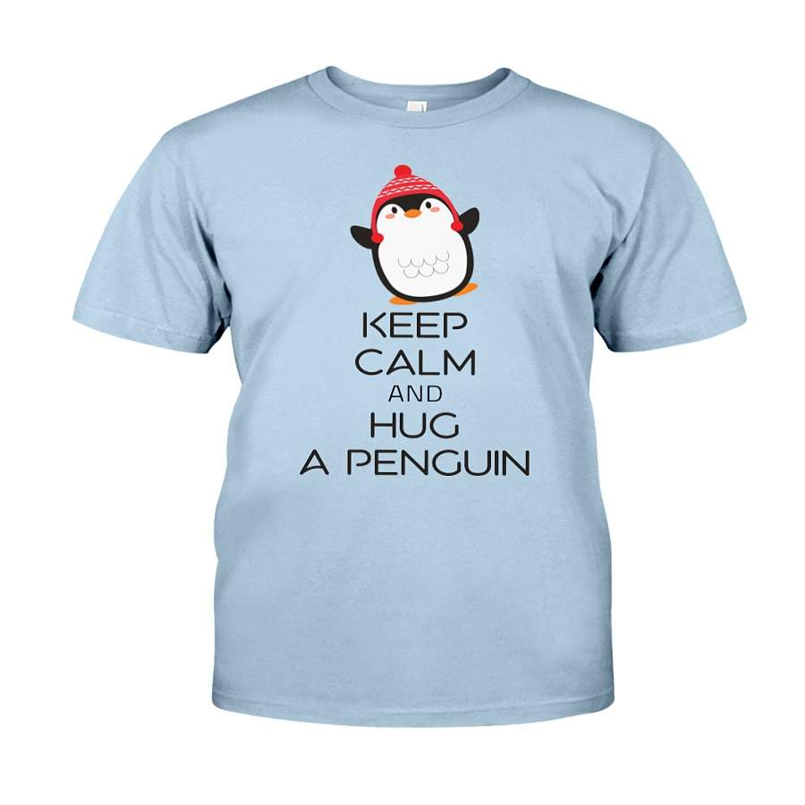 Penguin Keep Calm And Hug A Penguin – T-Shirt