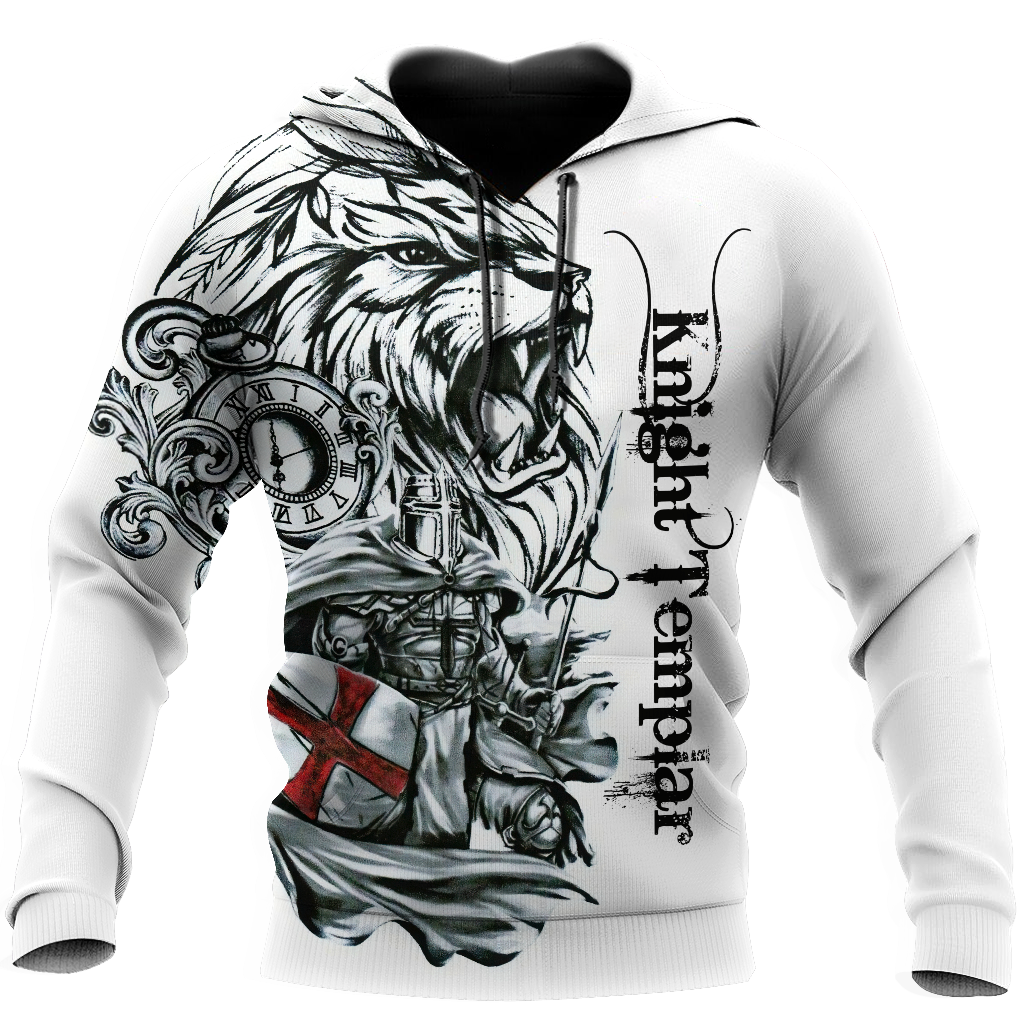 Premium Lion Knight Templar All Over Printed Shirts For Men And Women MEI