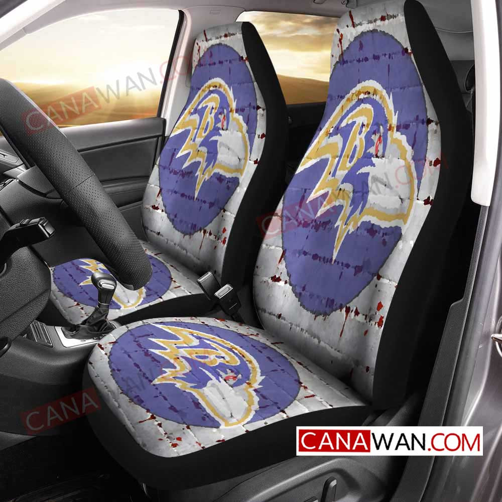 Baltimore Ravens Style029 3D Customized Personalized Car Seat Cover