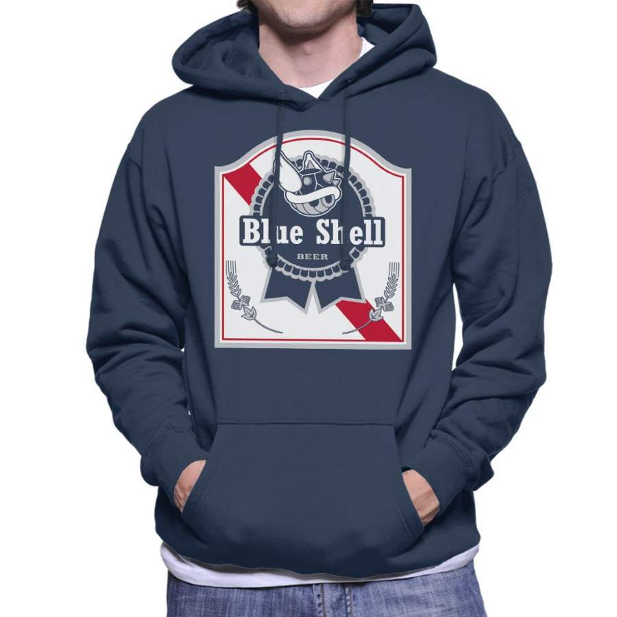 Super Mario Blue Shell Beer Men’s Hooded Sweatshirt