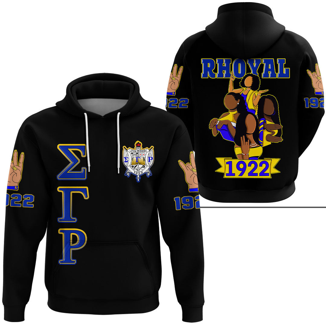 Wonder Print Hoodie – Sigma Gamma Rho Sisterhood Hoodie