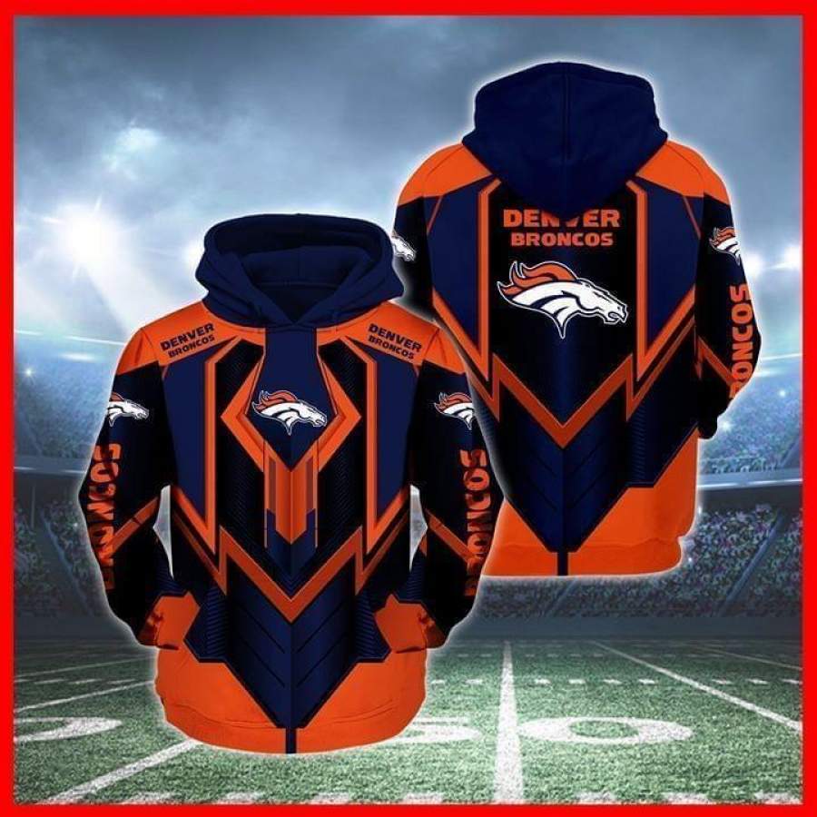 Denver Broncos Football 2020 Hoodie Unisex 3D All Over Print