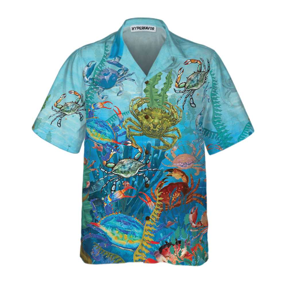 Underwater World Crab Hawaii Cool Shirt For Men And Gift Idea Ha88505