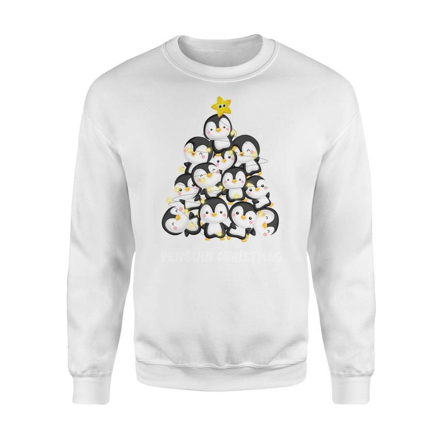 Penguin Christmas Funny Penguin Lover – Standard Fleece Sweatshirt