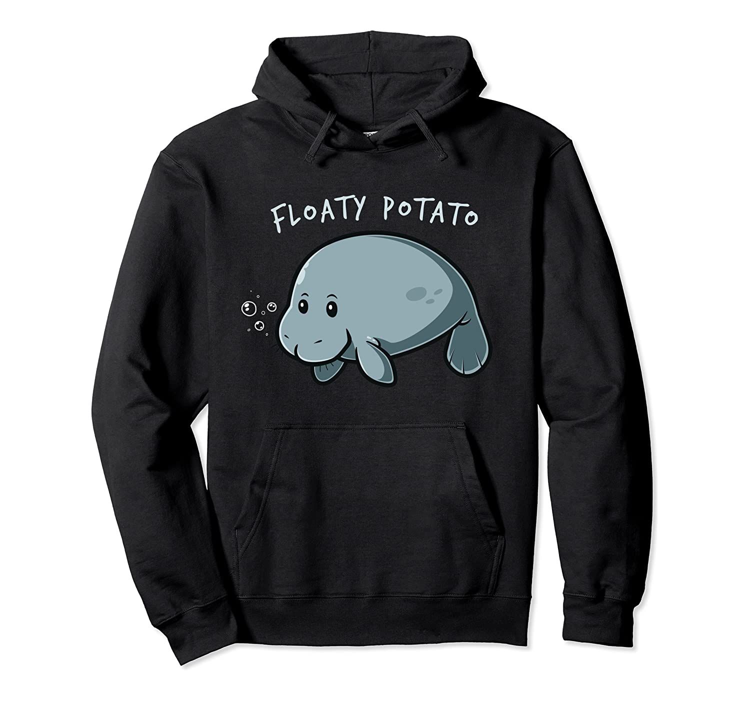 Floaty Potato Manatee Chubby Mermaid Sea Cow Animal Gift Pullover Hoodie, T-Shirt, Sweatshirt, Tank Top, Racerback, Dolman