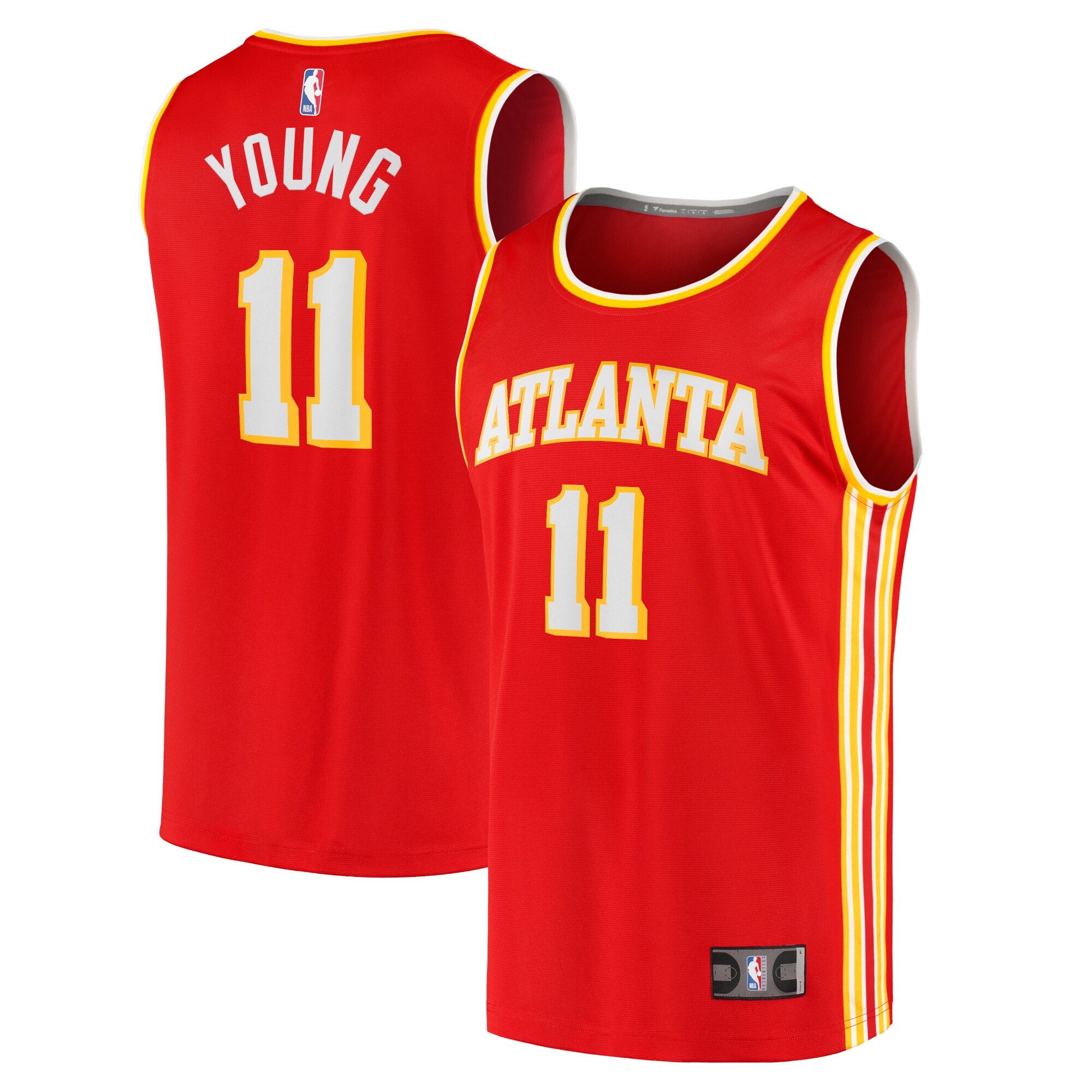 Trae Young Atlanta Hawks Branded Fast Break Replica Jersey – Icon Edition – Red