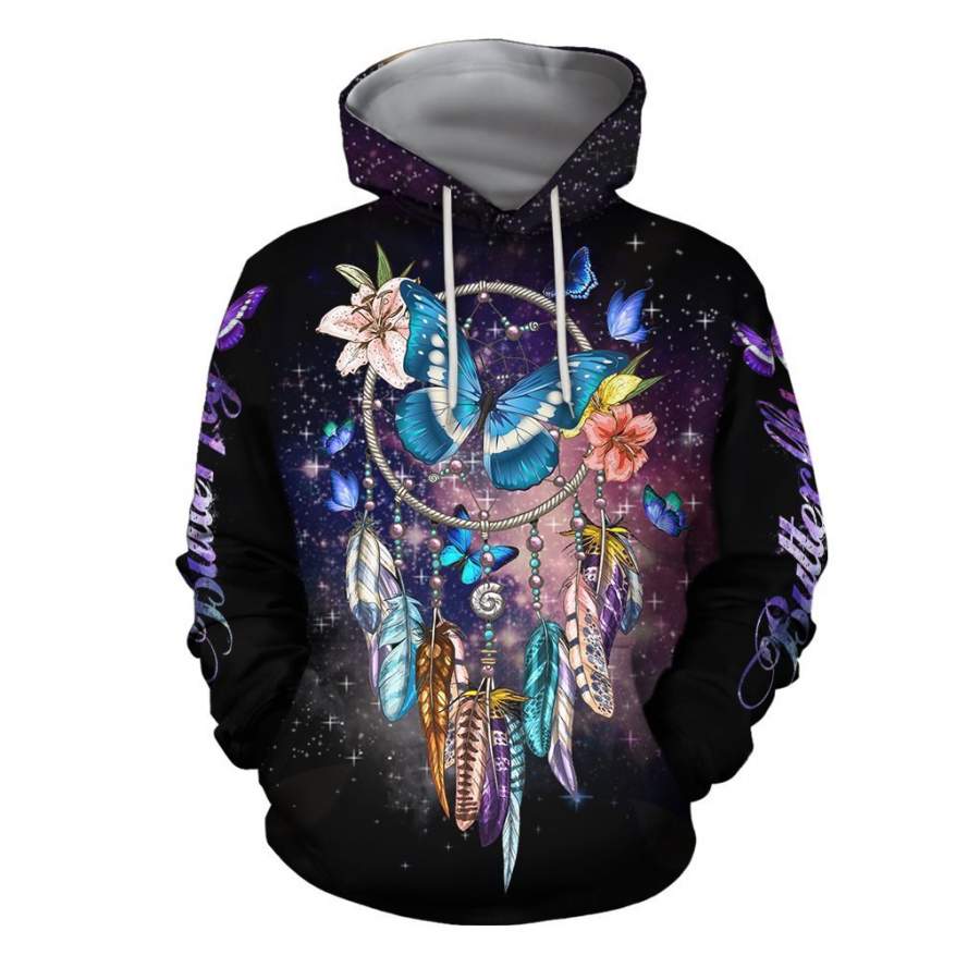 3D All Over Print Dreamcatcher Butterfly Art Hoodies