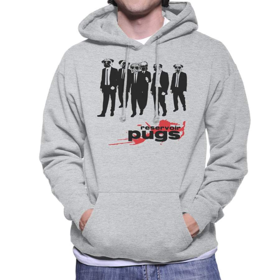 Reservoir Dogs Reservoir Pugs Parody Men’s Hooded Sweatshirt
