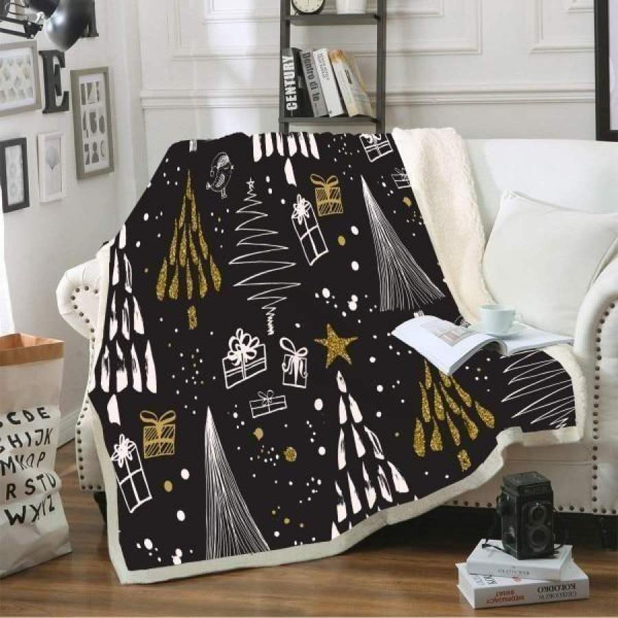 X-Mas Presents X Trees Blanket Christmas Decoration Ideas Christmas Gift Ideas