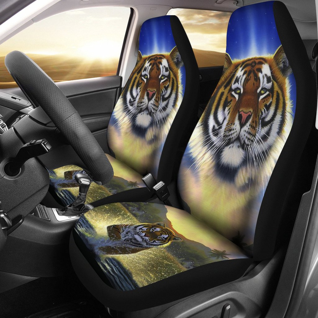 Tiger Art Animal Car Seat Covers Amazing Gift Ideas H050320