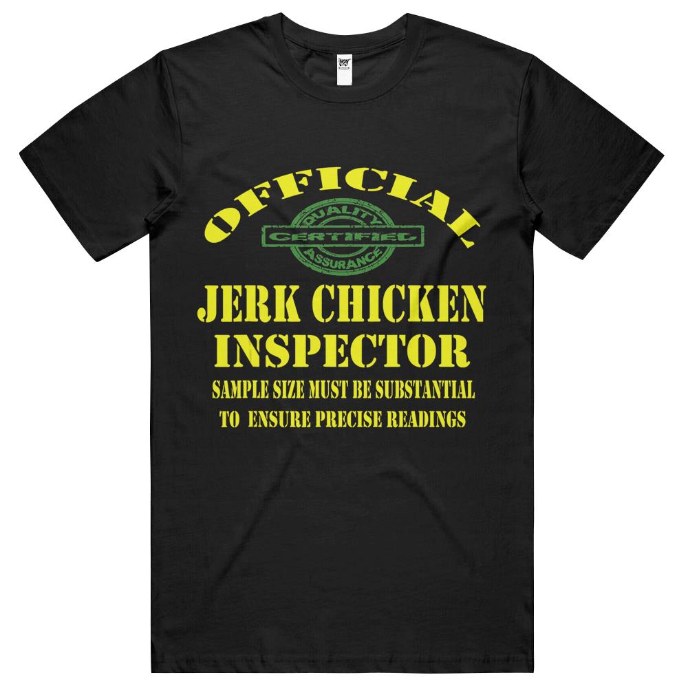 Jerk Chicken Favorite Jamaican Cuisine Dish Funny Sayings T Shirts