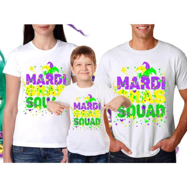 Mardi Gras β Family Matching Shirt Mardi Gras Squad β Gst