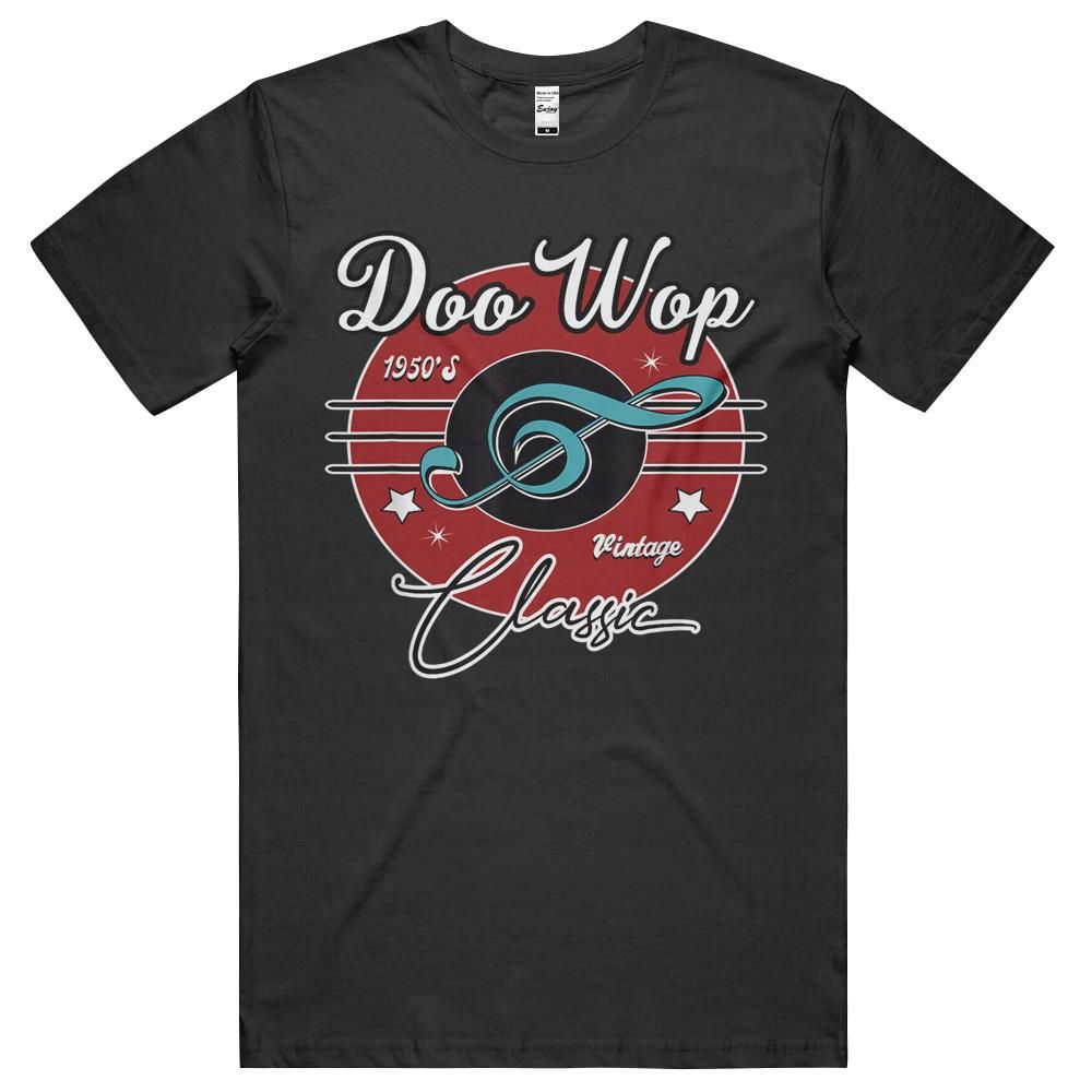 1950s Doo Wop Retro 50s Clothing Vintage Rockabilly T-shirt