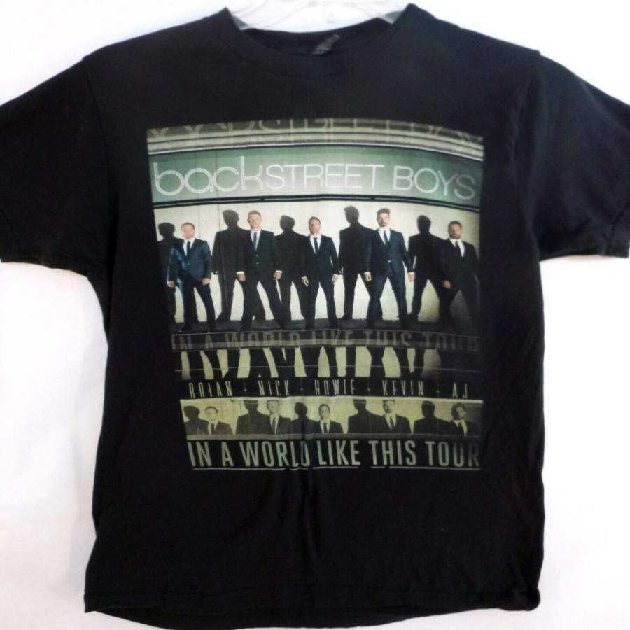 Backstreet Boys-concert In A World Like This Tour T-shirt