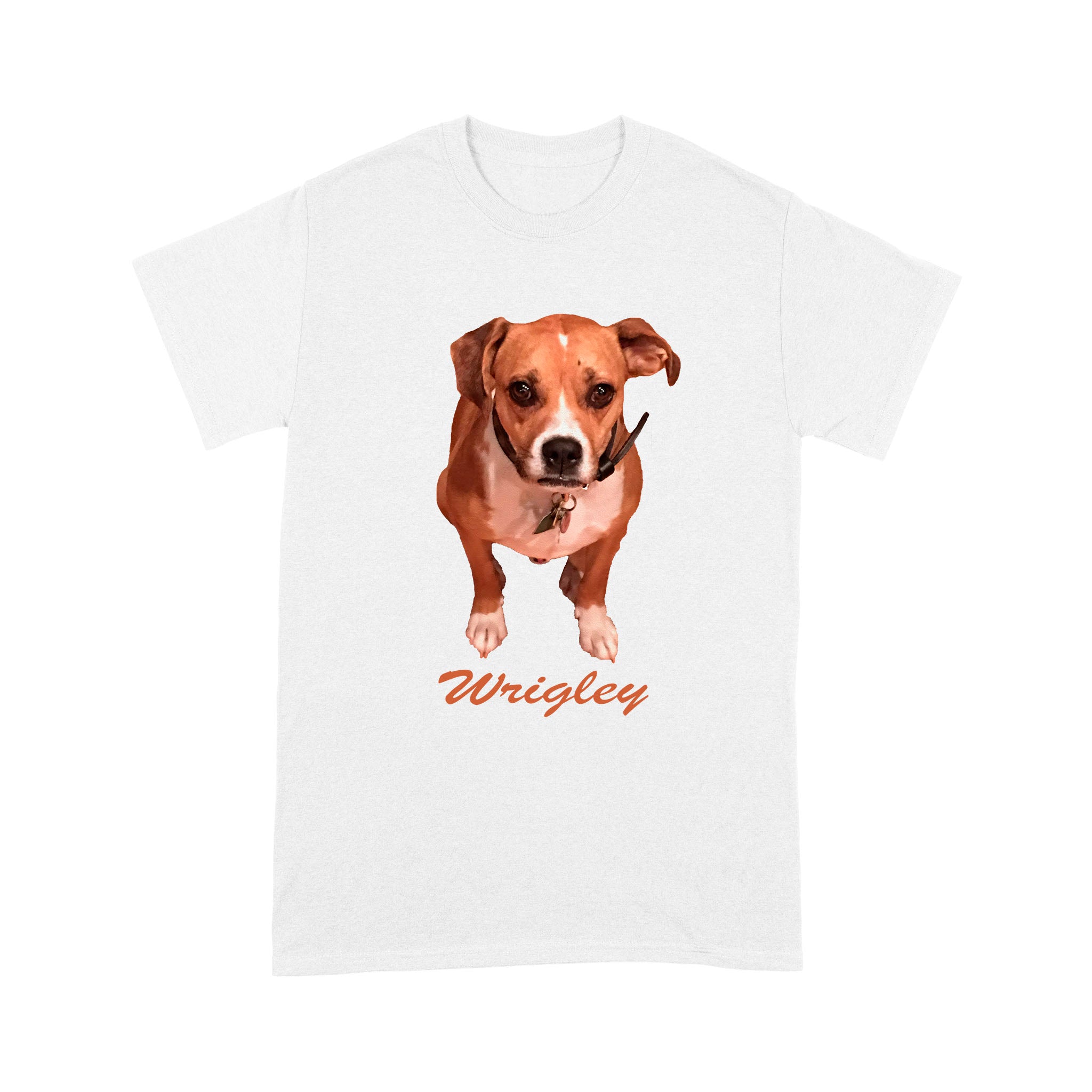 Wrigley – Custom Illustrated Pet Personalized – T- Shirt