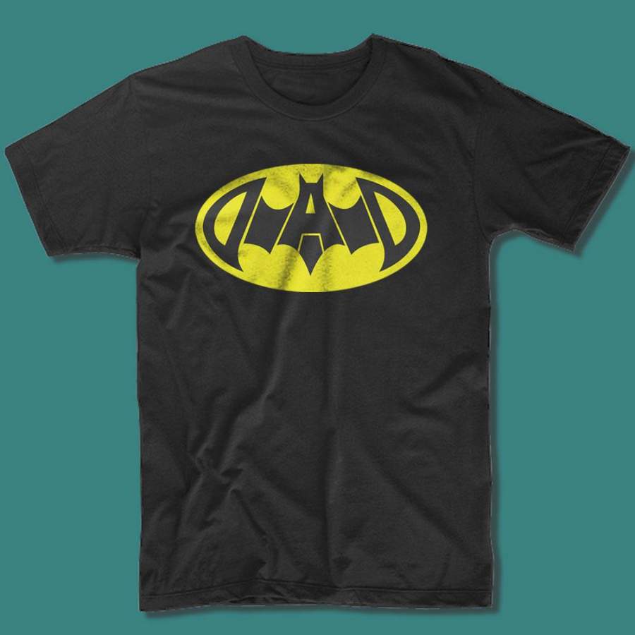 Batdad Logo Batman Superhero Men’S T Shirt