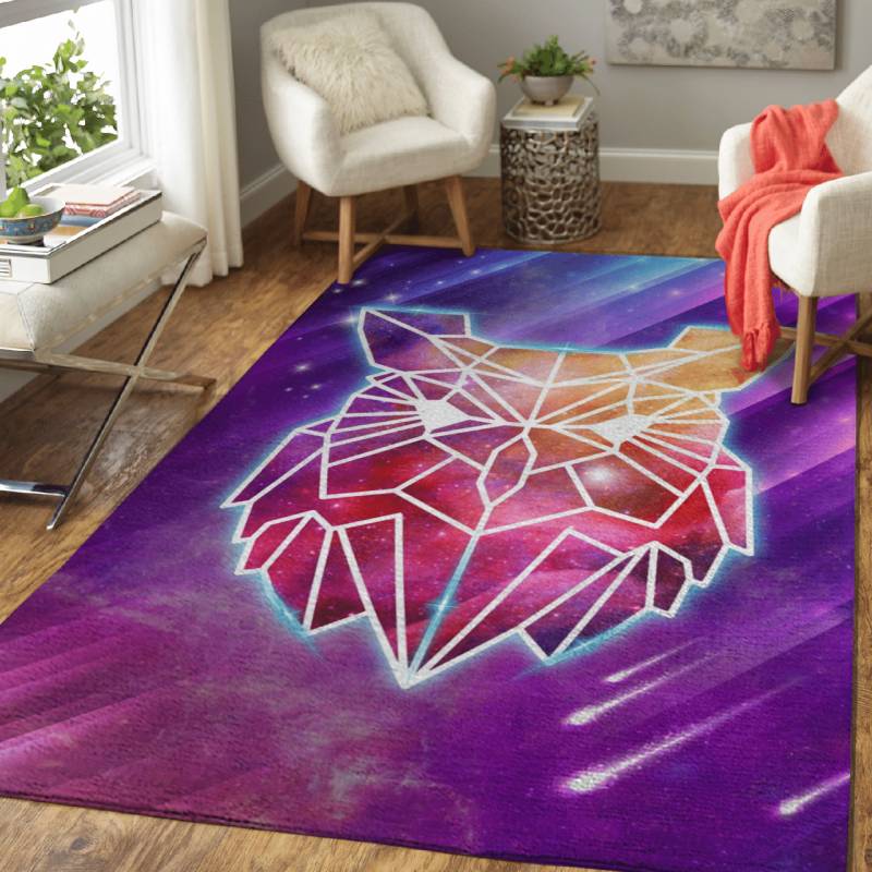 Polygon Owl Galaxy – Polygon Animals Area Rug Carpet