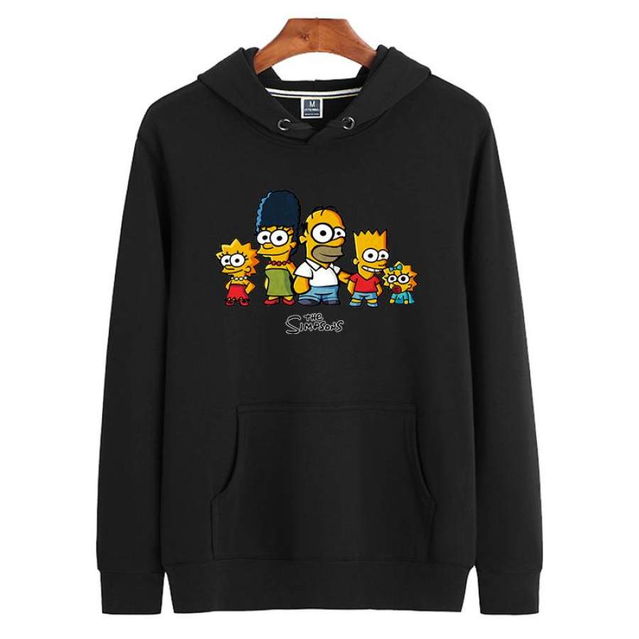 The Simpsons Hoodie Cute Simpsons Imaged Printed Hoodie Ideal Present