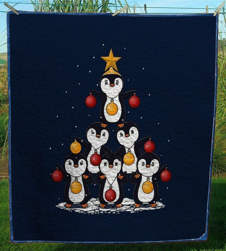 Penguin Tree Christmas Mmc2810787 Quilt Blanket