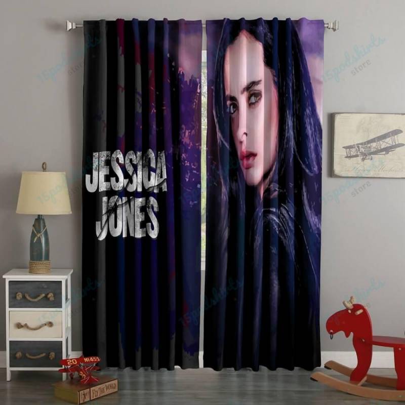 3D Printed Jessica Jones Style Custom Living Room Curtains