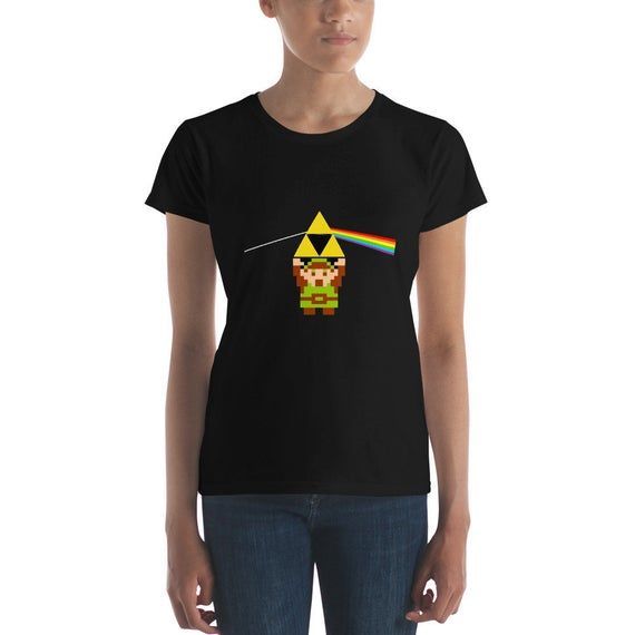 Zelda Link Floyd Dark Side Of The Moon Parody Women S Shirt